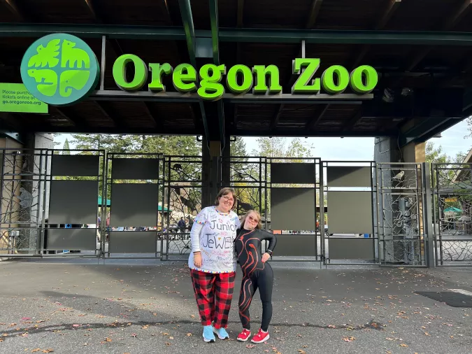 Contest and raffle prize winners Oregon Zoo
